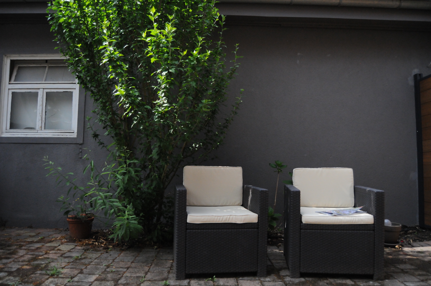 Wartebereich draußen